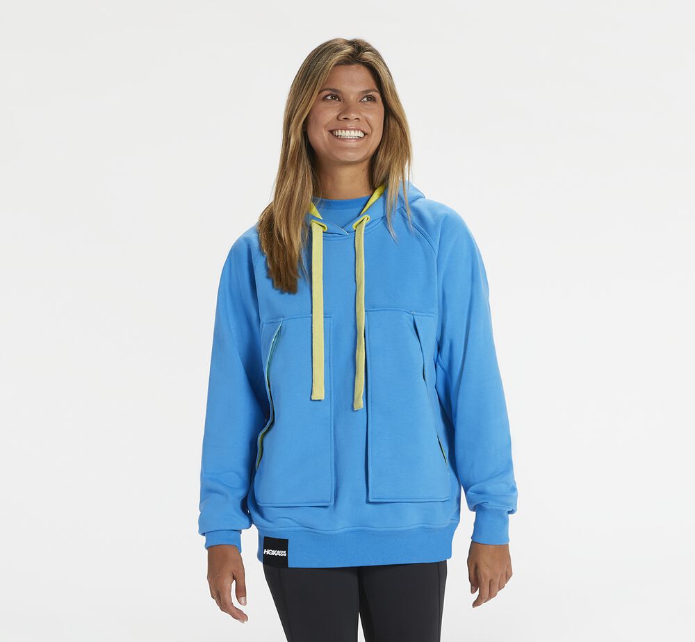 Hoka One One Bondi Huvtröja All Gender Blå - SE-1029465